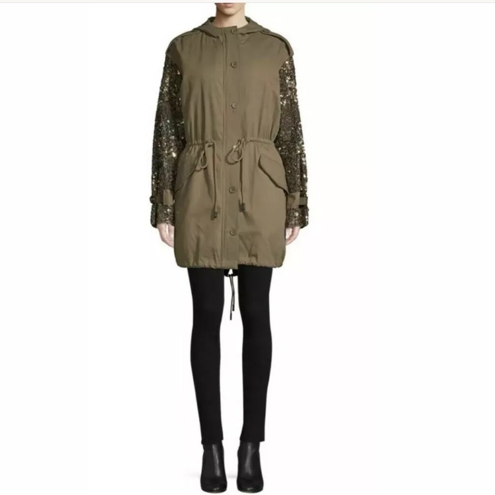 Joie Sequin Embellished Statement Sequin Sleeve A… - image 9